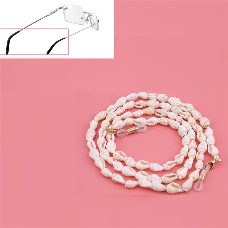 

Novelty Womens Small Conch Eyeglass Eyewears Sunglasses Reading Glasses Chain Cord Holder Neck Strap Rope Glasses Accessories