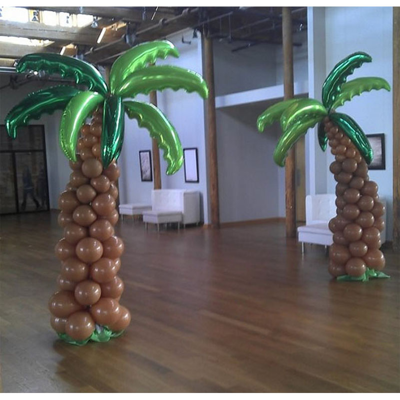 

Palm tree Wedding decorations Event Party supplies Height 1.6 meters full Coconut trees balloon column decorations, As the options