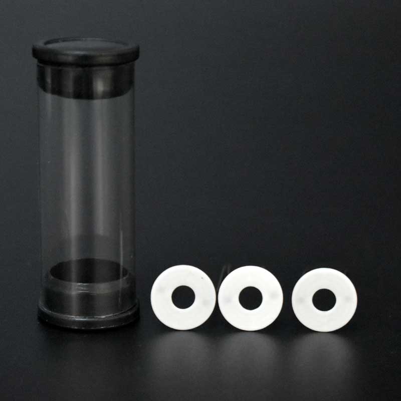 

3pcs/Pack 13mm Donut Ceramic Heating Coil for Dtv4 Divine Trible Vaporizer DIY Atomizer Repair Rebuild Replacement Wax Vaporizer Coilless