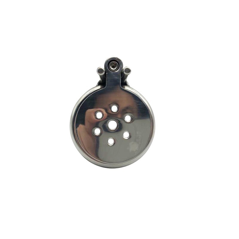 La nouvelle conception de Super Petit Homme en acier inoxydable Chastity appareil avec Anti-off Anneau Catheter, Cock Cage, Anneaux Pénis, Sex To