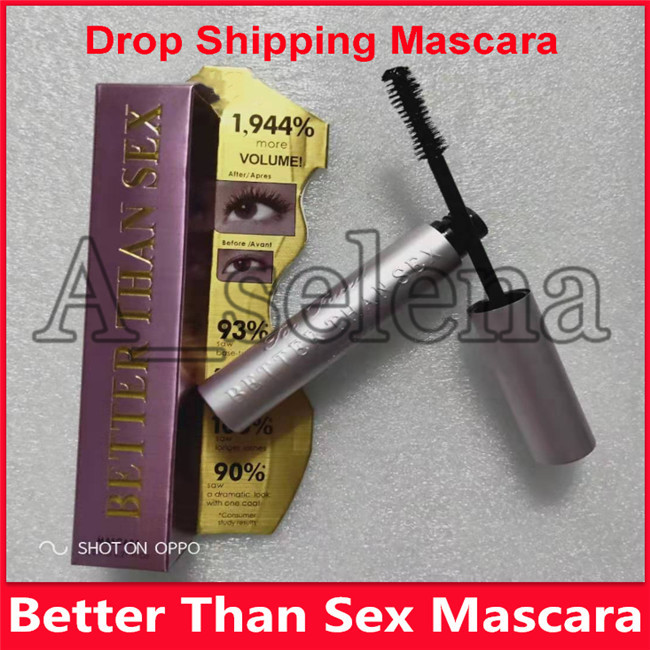 

2020 Top quallity Face Cosmetic Better Than Sex Mascara Black Color More Volume 8ml Masacara lash Makeup long lasting Drop Shipping, Mixed color