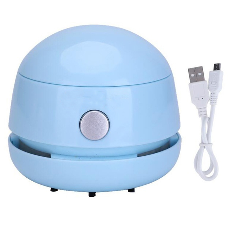 

Rechargeable Mini Nail Dust Collector Nail Art Manicure Vacuum Cleaner Can Be Used for Desktop Car Dust Removal Blue