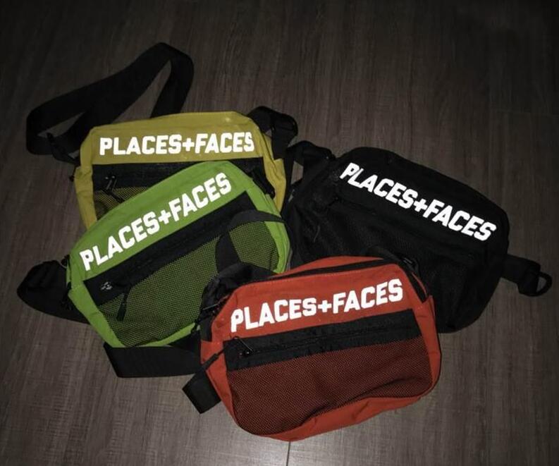 

PLACES+FACES Life Skateboards 17ss Bag High Quality Attractive Cute Casual Men's Shoulder Bag Mini Mobile Phone Packs Storage Bag, Light green