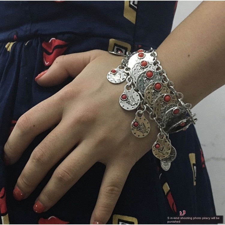 

B1448 bosimi alloy acrylic bracelet women's antique bracelet