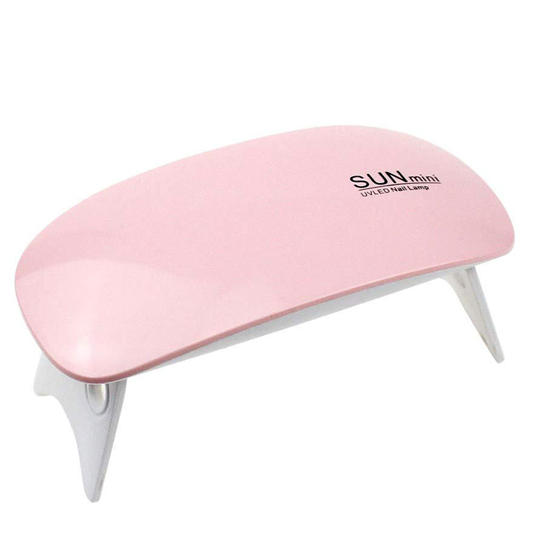 

Mini Portable 6W Nail Dryer Lamp Usb Led Lamp Manicure Uv Gel Nail Uv Machine, Pink