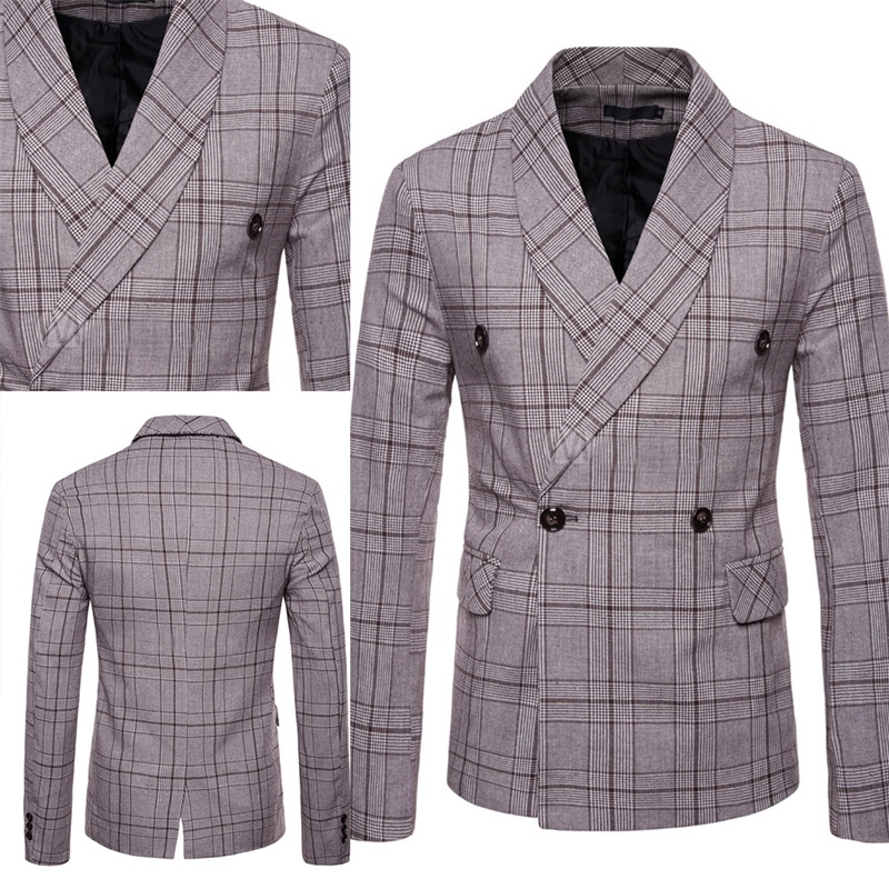 

2020 Cotton Blend Light Brown British Gentleman Vintage Men' Suit 2 pieces (Long Coat+Pant) Leisure Suits Tuxedos Business Suit, Green