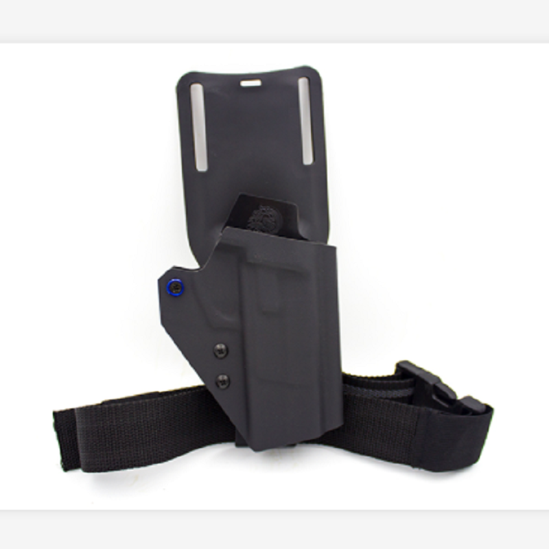 

Kydex 92 / 92g changed to no lock quick pull sinking quick reverse sleeve universal leg belt version, Left hand