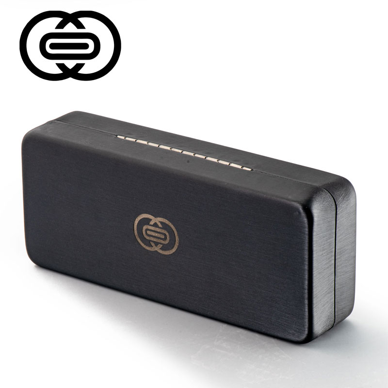 

CCspace black Brushed texture case for spectacles glasses box