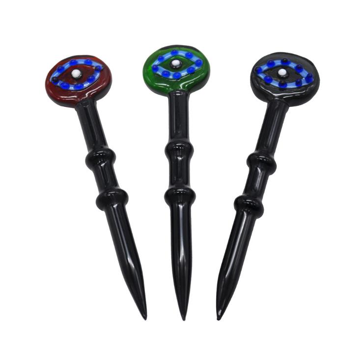 

Colored heat-resistant thick glass pipe glass Doug