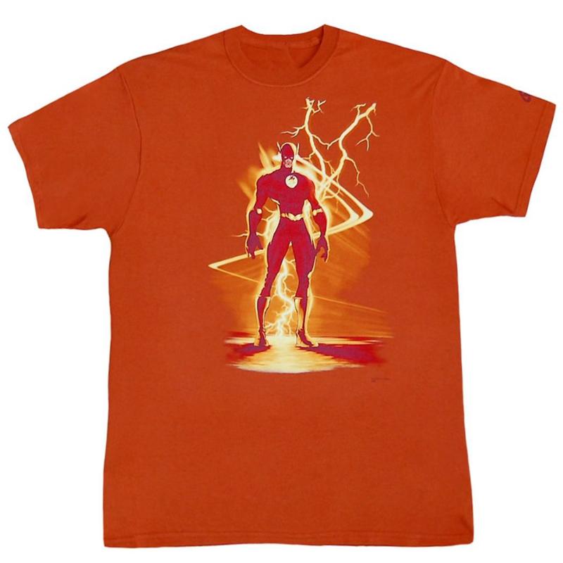 

Flash III Michael Turner T-Shirt humorous Cotton Tops Tee Shirt, Women white
