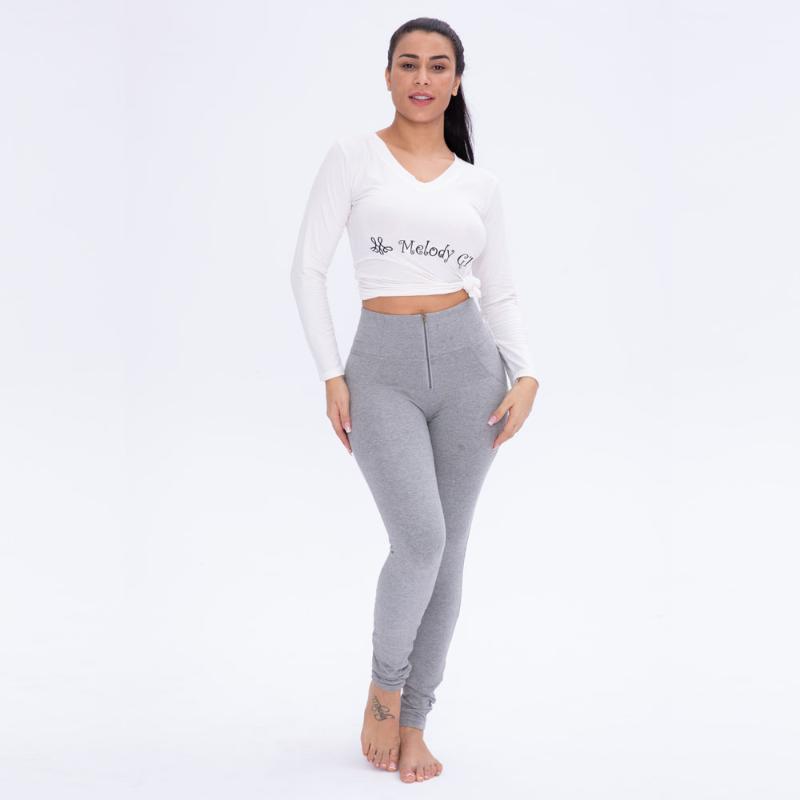 

Melody Grey High Waist Knitted Pants Best Shapewear Pants Women Fashion BuLift Yoga Slim Shaper Sport Yoga, 34hwgk