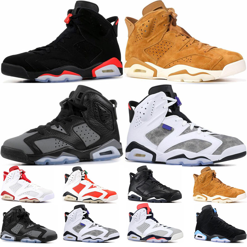 

2019 Trainers Mens basketball shoes 6s trainers infrared release UNC Tinker hatfield Golden harvest Black Cat sports sneaker shoes size 7-13, Infrared-2019-release