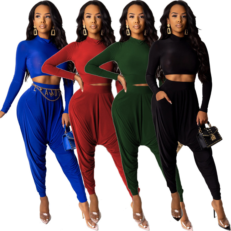 black harem pants outfit
