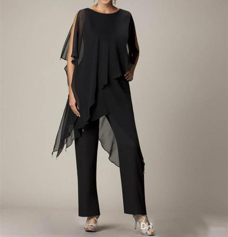 chiffon trouser suits for weddings