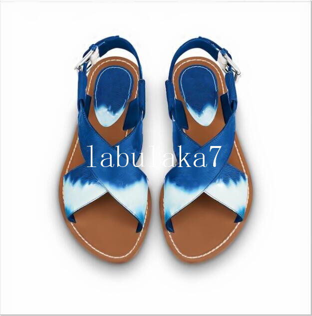 

Fashion Tie-Dye Sandals Women Sandals Summer Flats Sexy Ankle High Boots Gladiator Sandals Women Casual Flats Shoes Ladies