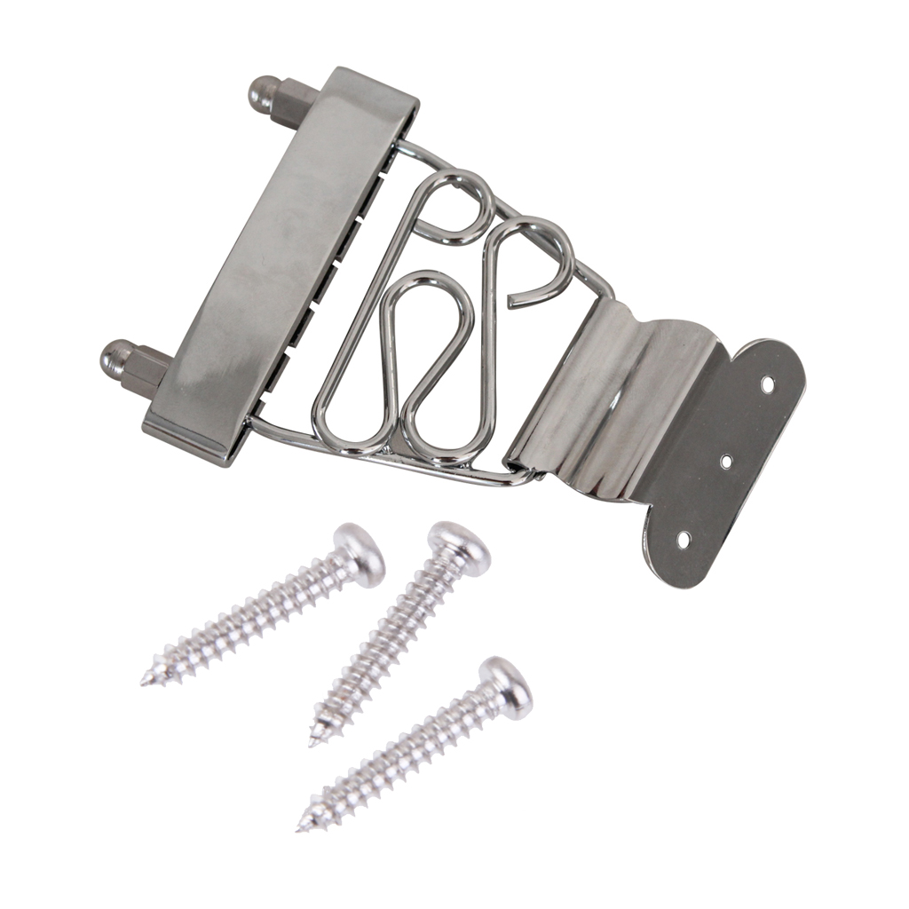 

Short Trapeze Tailpiece 6-string Guitar Bridge for Archtop Jazz Bass Guitars