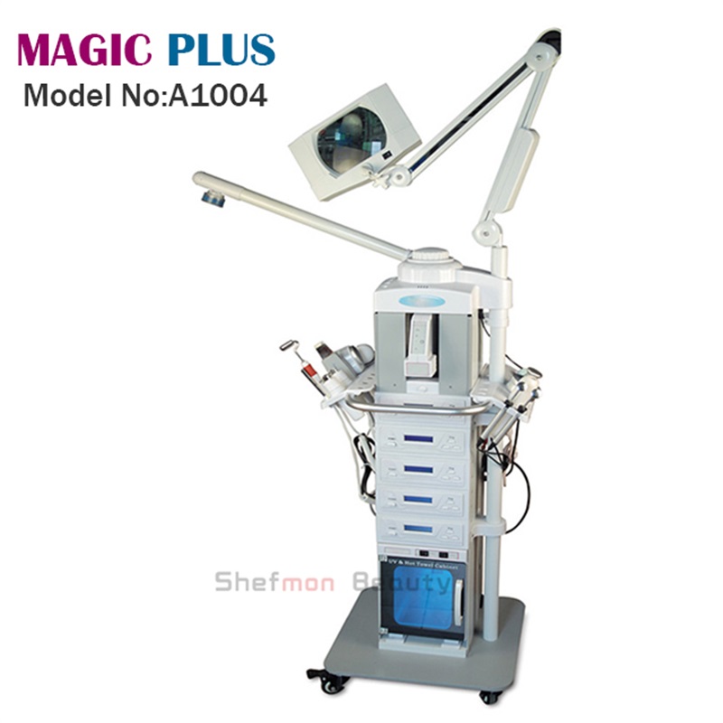 

New 19 in 1 Multifunction Facial Machine Skin Care Skin Scrubber Ultrasonic Microdermabrasion BIO Beauty Salon Use