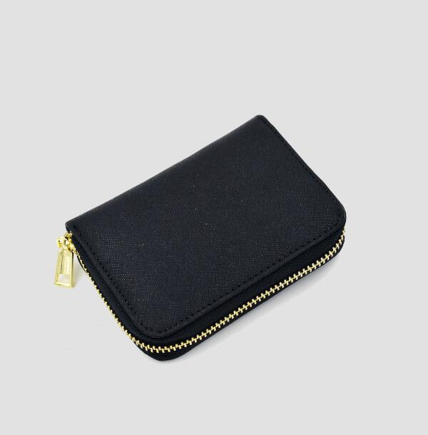 

Hot Factory Wholesal! wholesale 2019 famous brand fashion single zipper cheap designer women leather wallet lady ladies short purse, Brown grid