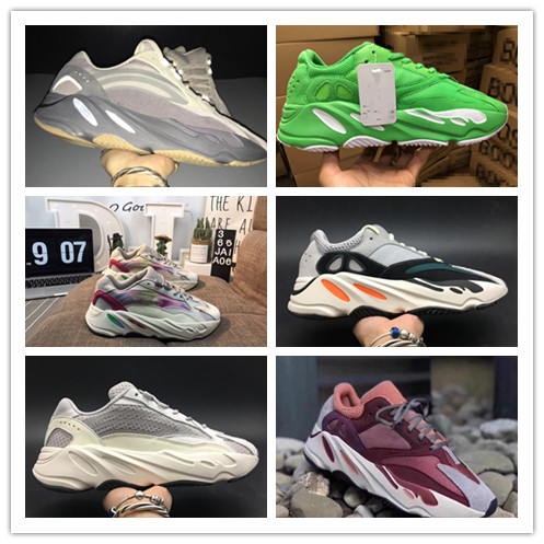 

2019 700 Wave Runner Mauve Kanye West Boost Wave Static Shoes Men Women Black White Blue Grey Sports Designer Athletics Sneaker, 0013