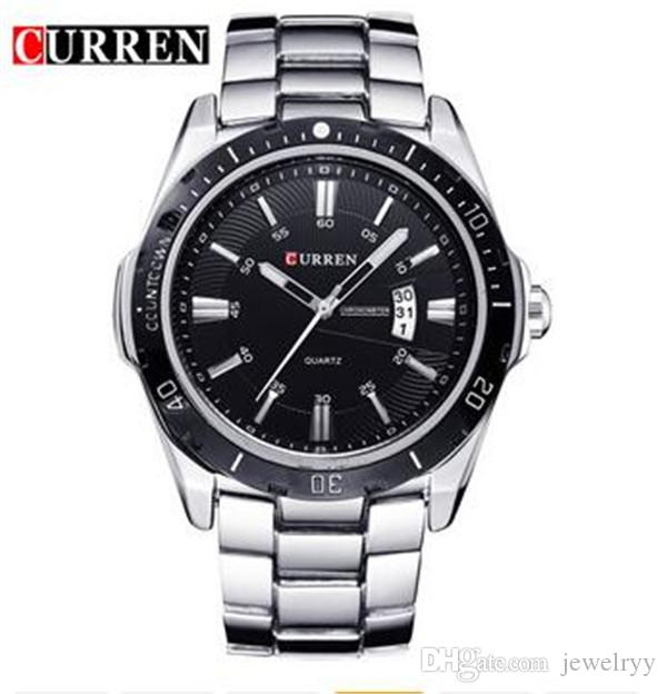 curren watches stainless steel