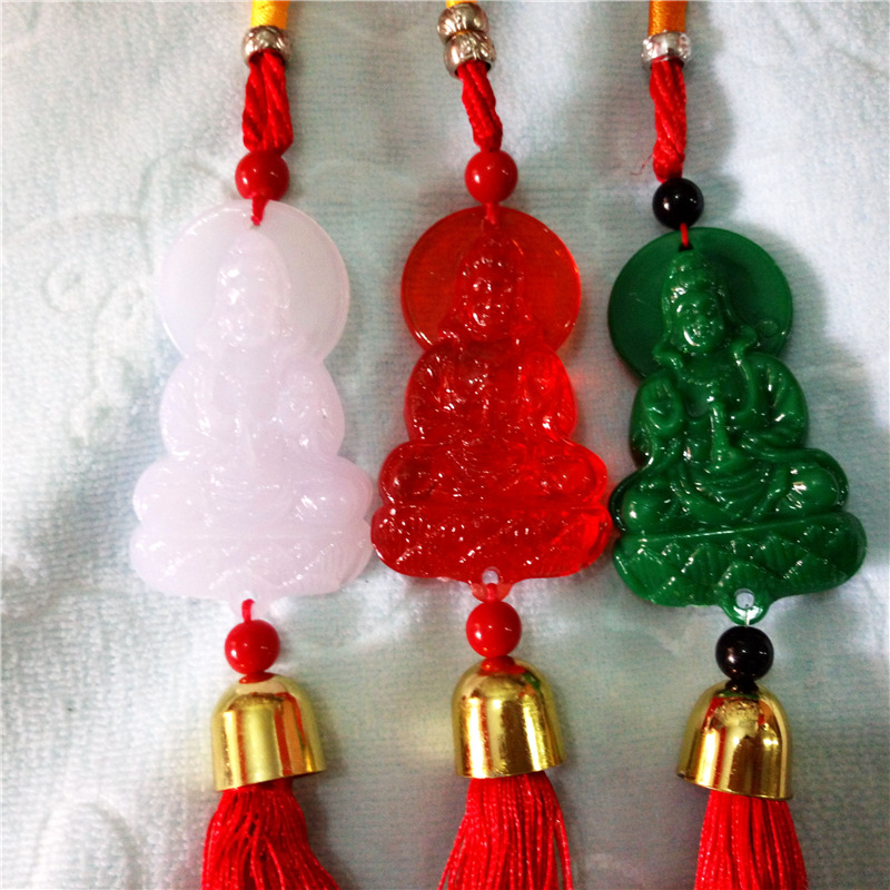 

Transparent Guanyin hanging coin car hanging Chinese knot coin car ancient money wholesale stall