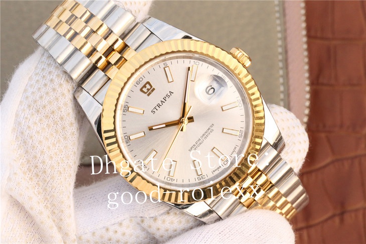 

Luxury Automatic Wristwatches 41mm Mens Date 126333 Gold Steel Jubilee Bracelet Swiss Cal.3235 Crystal Watch EW Waterproof Eta Watches