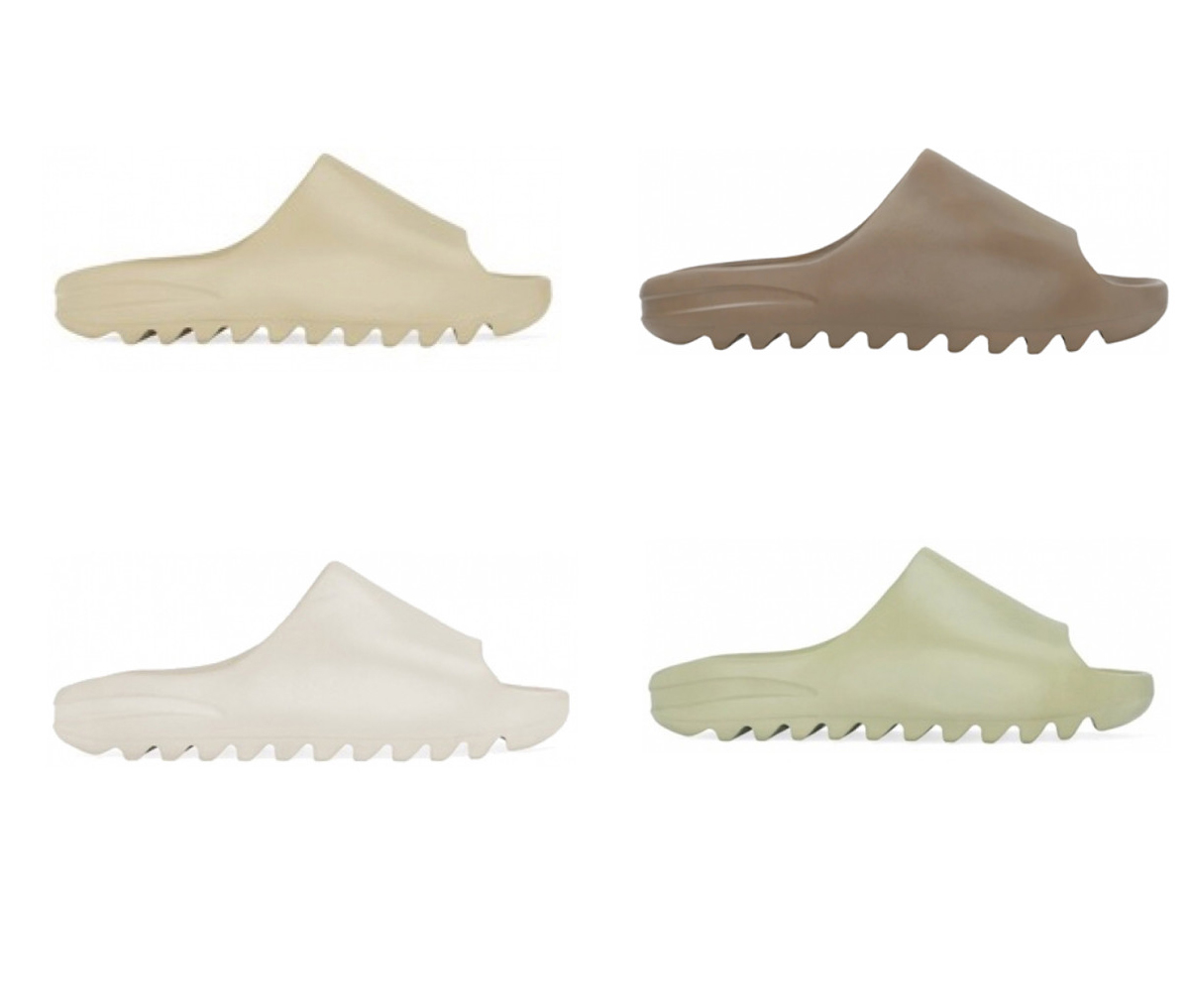 

2020 Shoes Slides Summer Beach Indoor Flat G Sandals Slide Bone RESIN EATRH BROWN DESERT SAND Slippers House Flip Flops Spike sandal, Fw6344