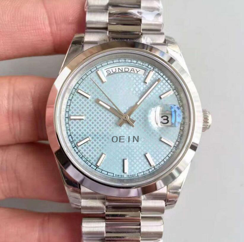 

New blue 40mm high quality fashion men's leisure m2228206-0004 automatic sea watch sapphire surface folding buckle