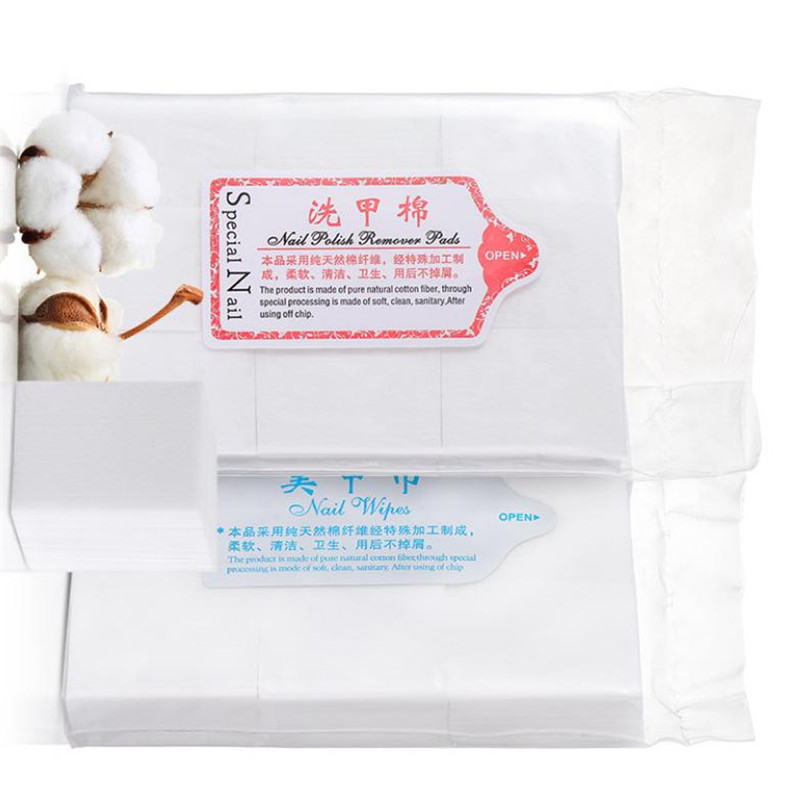 Nail Wipes Cotton Napkins For Nails Lint Pads Paper Nail Tools Bath Manicure Gel Nail Polish Remover Lint-Free D086-image-404411271