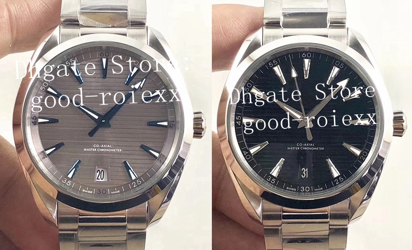 4 Montres de style Grey Black Blue Teak Automatique Cal.8900 Montres Factory Master Axial Dive 150m Eta Montre-bracelet mécanique