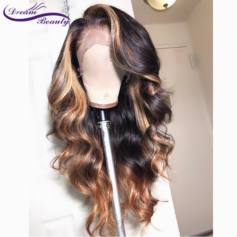 

13x6 Deep part Lace Front Human Hair Wigs 180% Density Brazilian Remy Wavy Human Hair Pre-Plucked Hairline Dream Beauty, 13x3 lace front wig