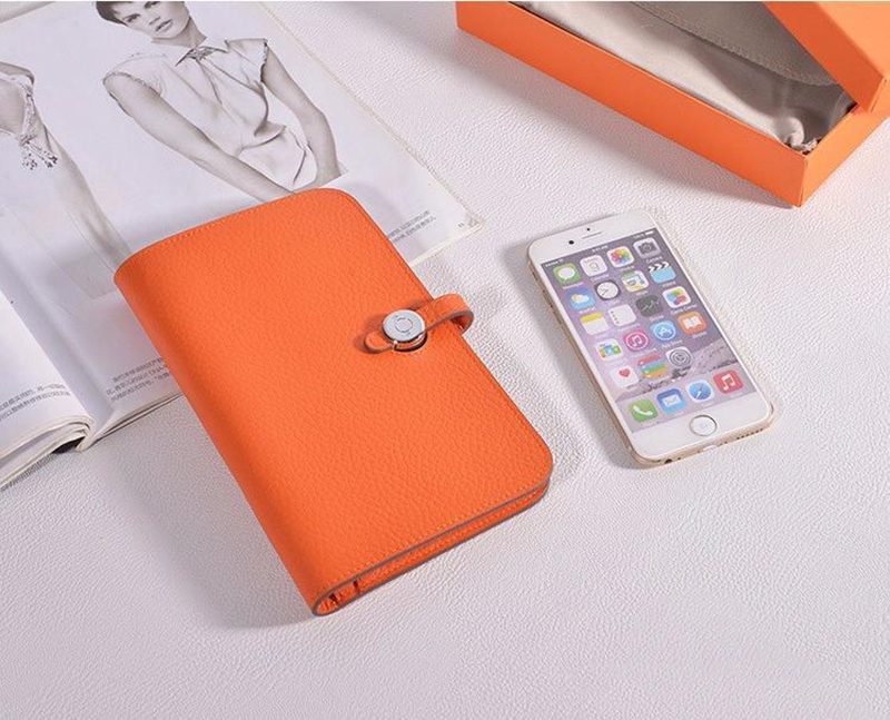 

brand designer wallets woman handbag bag passport ID card holder cowhide clutch wallet female coin purse, Grey