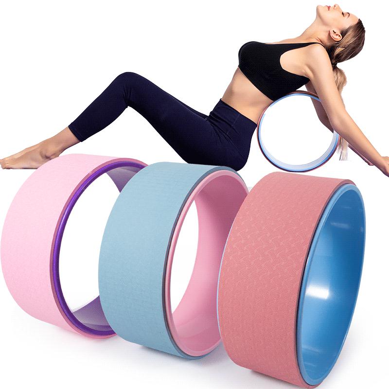 

Hot Selling Pregnant Women Parent-child Yoga Wheel Fitness Equipment Back Bend Artifact Abdominal Wheel Yoga, Blue