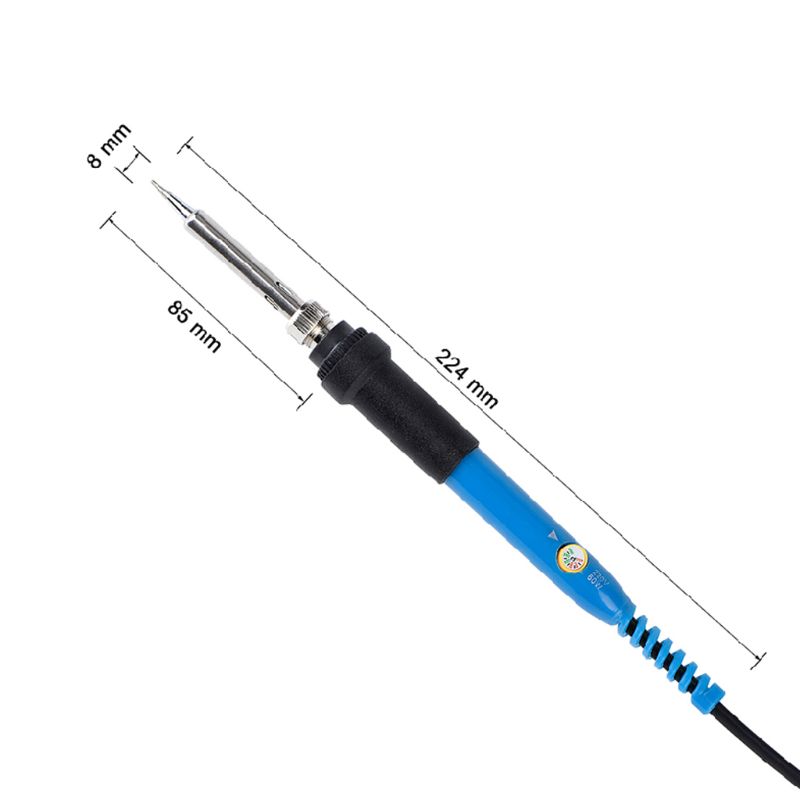 

110V 60W US Plug Electric Soldering Iron Temperature Adjustable Soldering Iron Tips And Kits Internal Heated Welding Tools H7EE