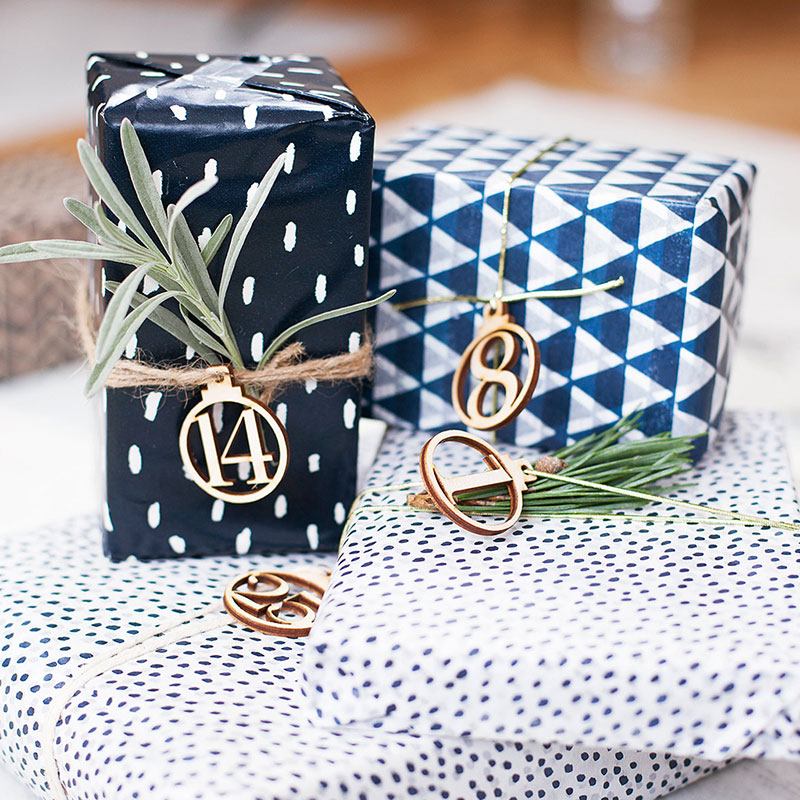 

Gift Tags Christmas Wedding Advent Wooden Calendar Party Serial Number Supplies Hanging Home Beautiful Recognition