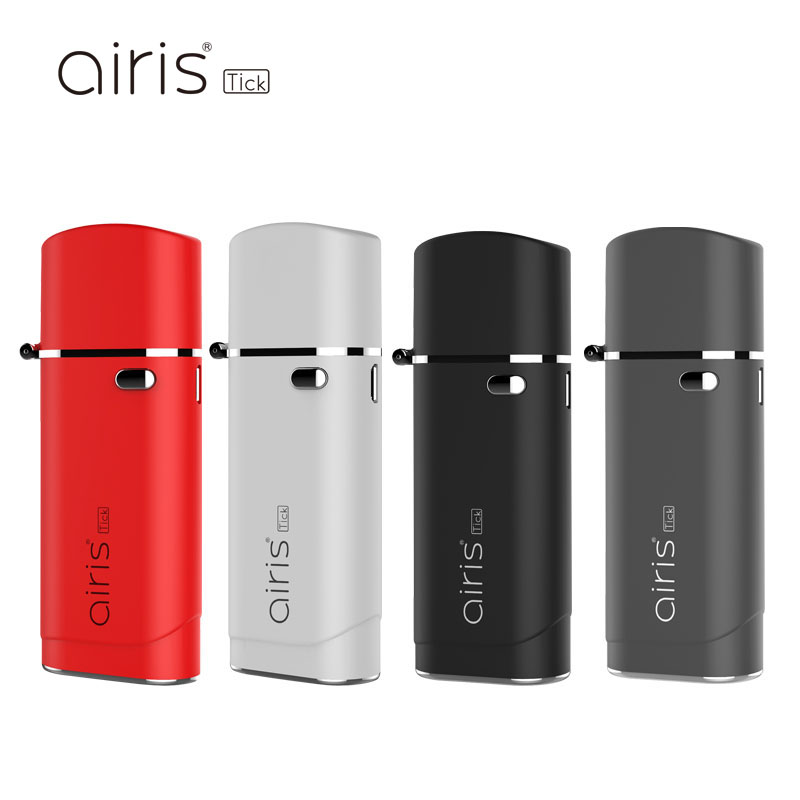 

AIRISTECH Airis Tick Vaporizer 650mah Battery Vape Mod Electronic cigarette Voltage Control Vape Pen Vaporizer Authentic, White