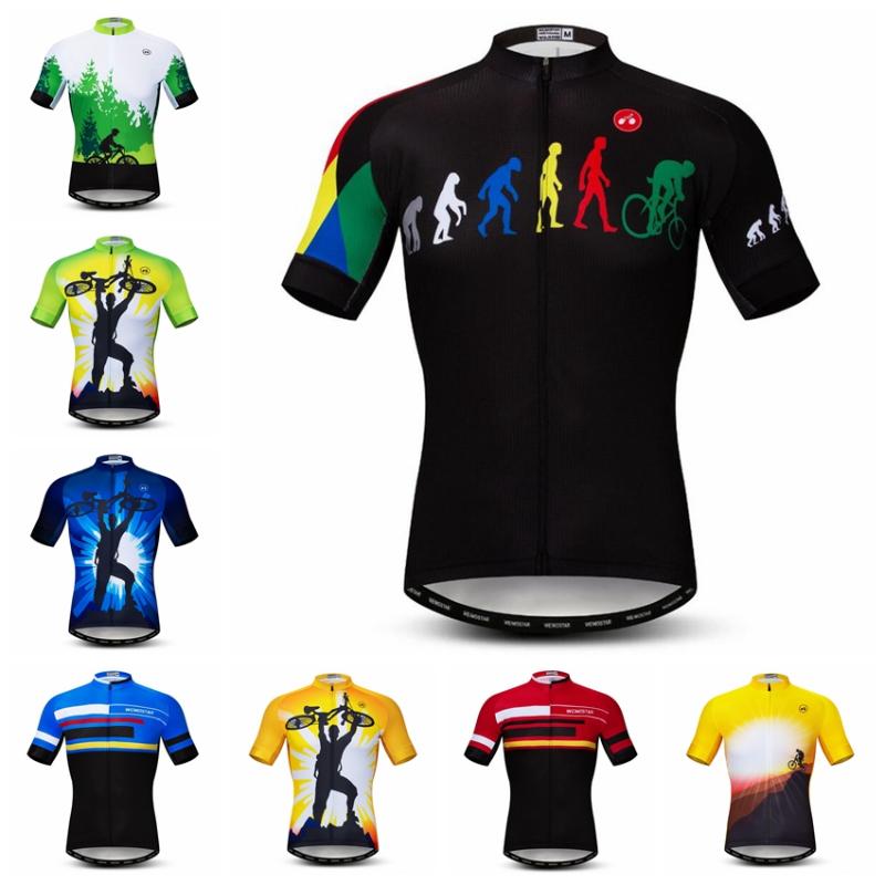 

Cycling Jersey men Bike Jersey 2020 road MTB bicycle clothes summer sportswear maillot Racing top Ropa Ciclismo shirt breathable, 44