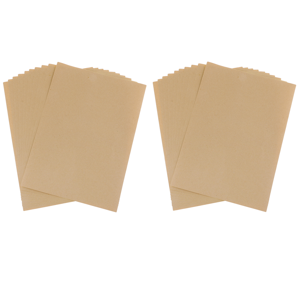 

20pcs a4 printable krafts paper label