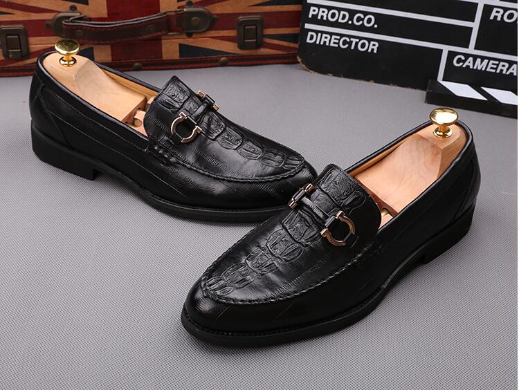 

2022 genuine leather winter casual men shoes short plush inside super warm fashion loafers black comfortable men shoe
