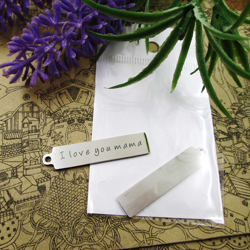 

40pcs--"I love you mama"stainless steel charms more style for choosing DIY Charms pendants for necklace