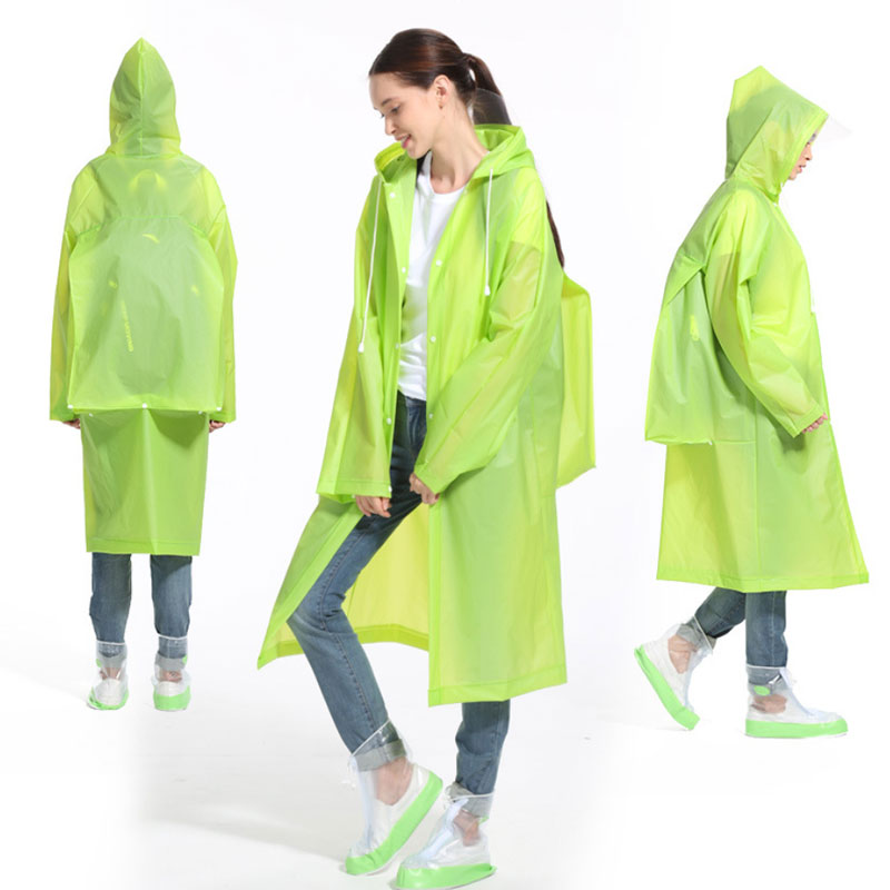 

New Fashion Women Men Unisex Outdoor Raincoat Waterproof Tent Camping Integrate Rainwear Camping Travel Poncho Backpack Style Rain Cover