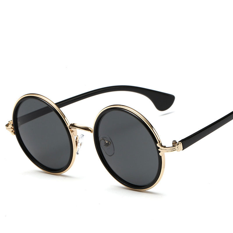 

vintage round sunglasses fashion classic eyewear metal frame designer glasses for men and women stylish shades oculos de sol