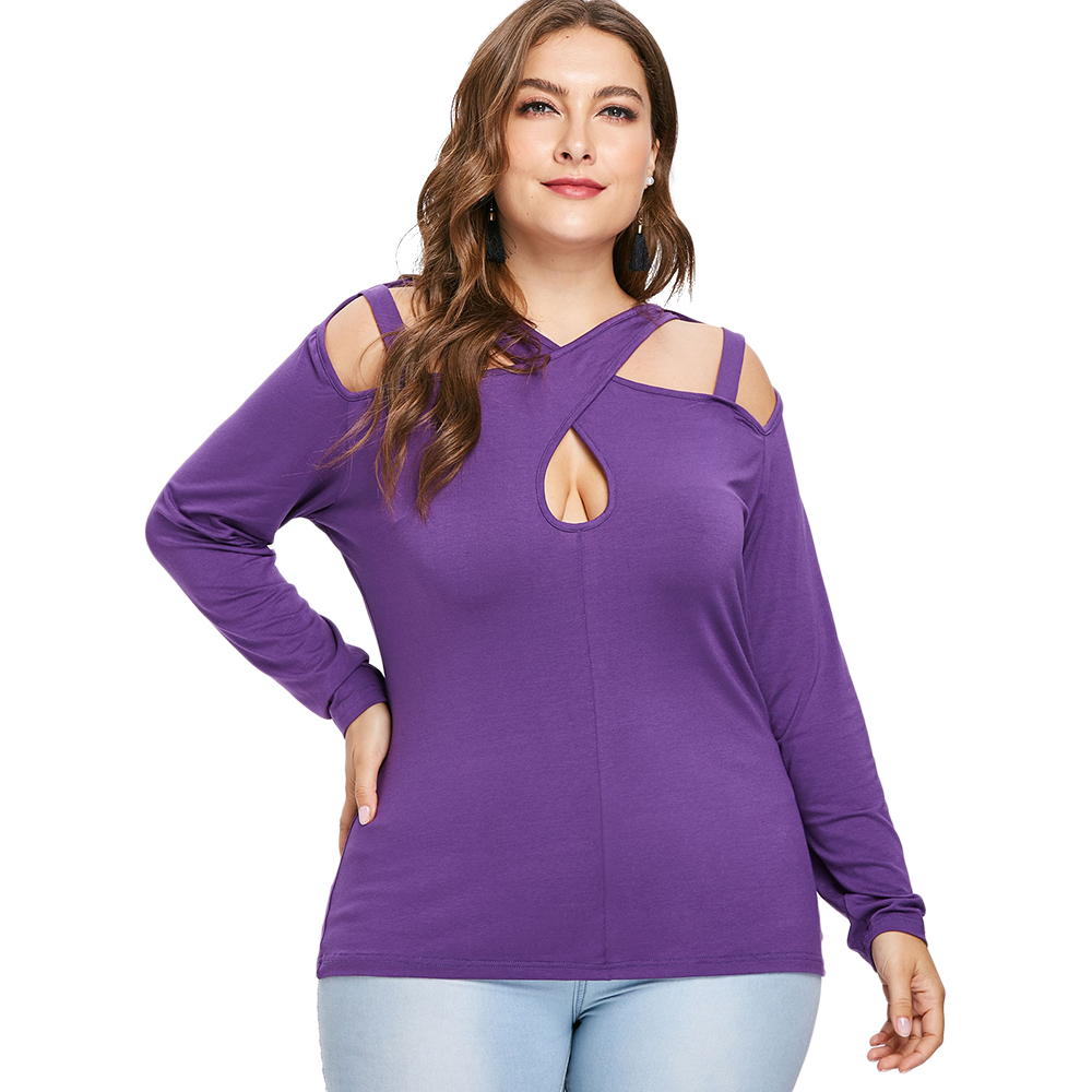 blusas moradas para mujer
