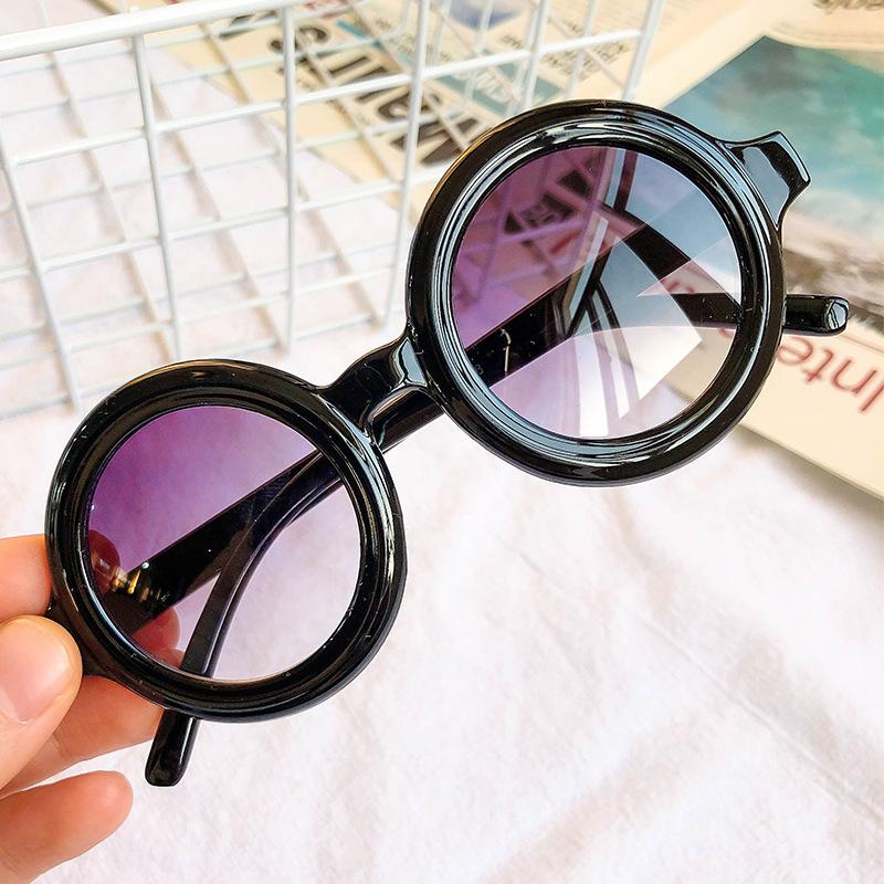 Vintage enfants lunettes De soleil rondes filles marque enfants mode lunettes garçon bébé lunettes De soleil mignon lunettes Gafas De Sol Hombre/