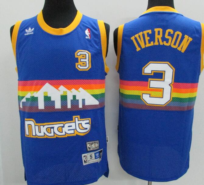 allen iverson jersey nuggets