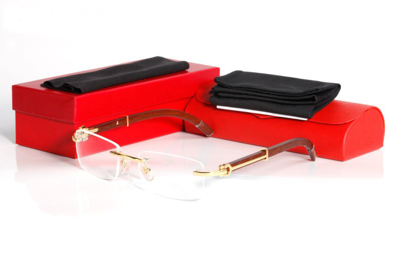 

Mens Sun Glasses Rimless White Buffalo Horn Glasses Women Wooden Sunglasses new fashion sports Outdoor Eyewear lunettes de soleil with Box