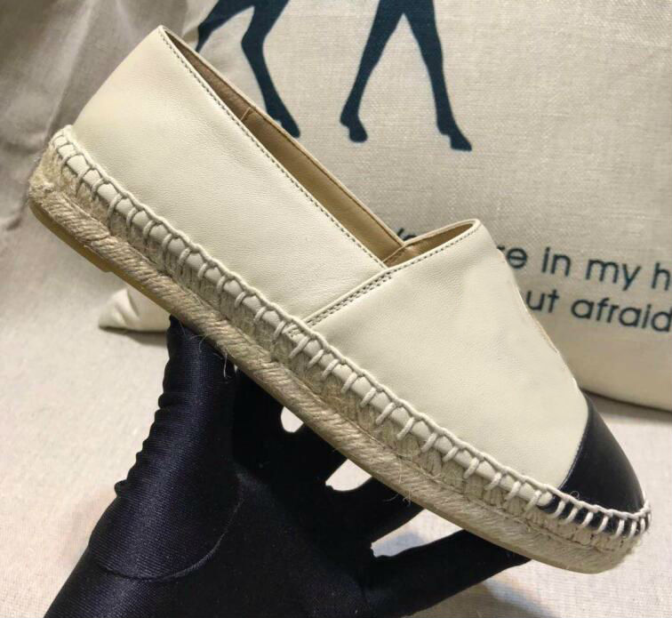 

2021 New Popular Handwork Womens Espadrilles Fisherman Sheep Leather Shoe Casual Women Sneakers Ladies Flat Slip-On Dress Shoes 35-42, Apricot