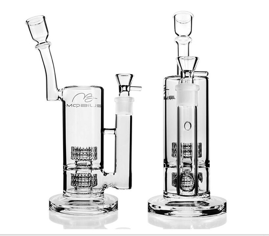 

Mobius Stereo Matrix perc Hookahs Shisha recycler oil rigs heady glass water bongs smoking glass pipes unique bong