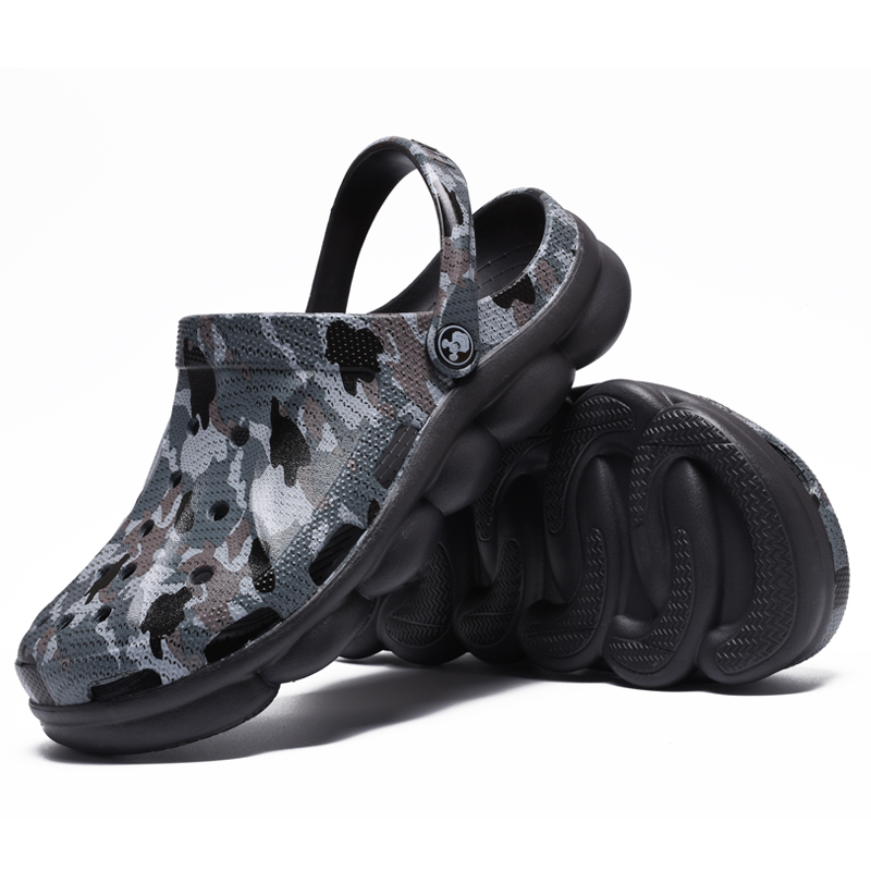 

Hot Summer Men Camouflage Lightweight Casual Sandals Men's Outdoor Comfortable Peas shoes Non-slip Leisure Walking Shoes For Men
