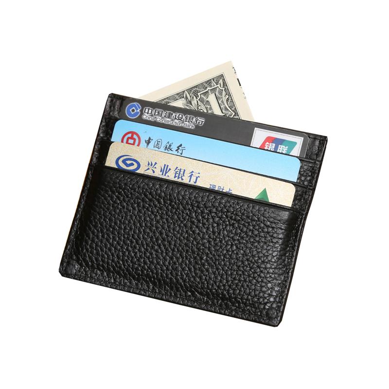 

2019 Fashion Casual Wholesale 100% Genuine Leather Comfort Pocket ID Credit Card Bank Card Slim Design Pocket Men's Holder Purse, Brown;gray